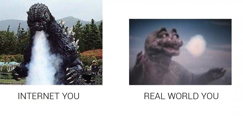 Illustration for article titled Japan's "Internet You Vs. the Real You" Meme